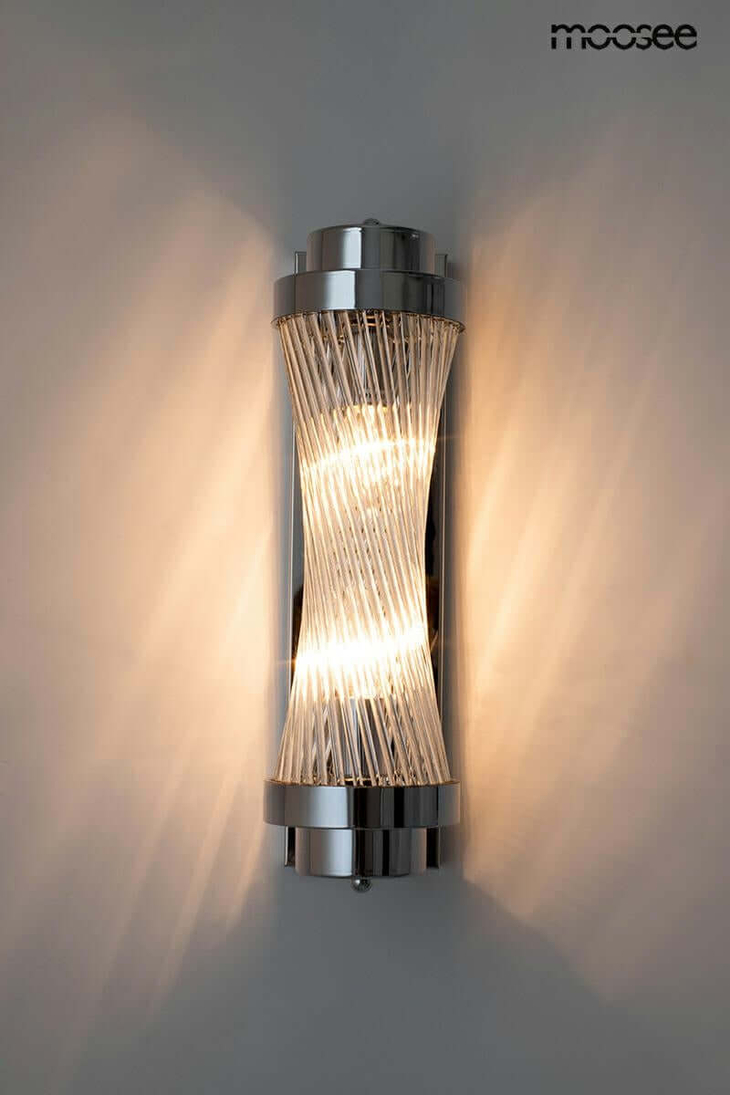 lampă de perete Column 40 argintiuMobCenter