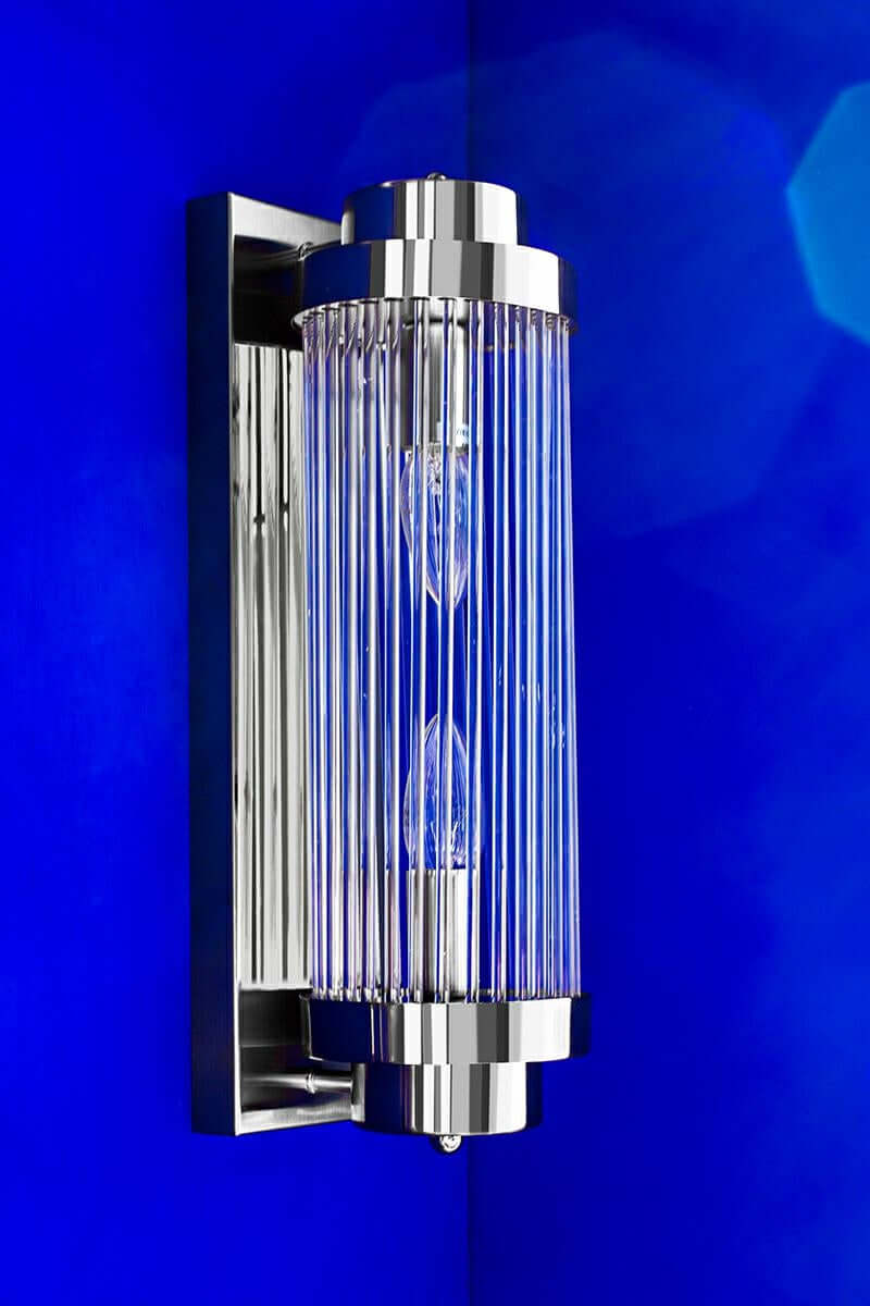 lampă de perete Column 40 argintiuMobCenter