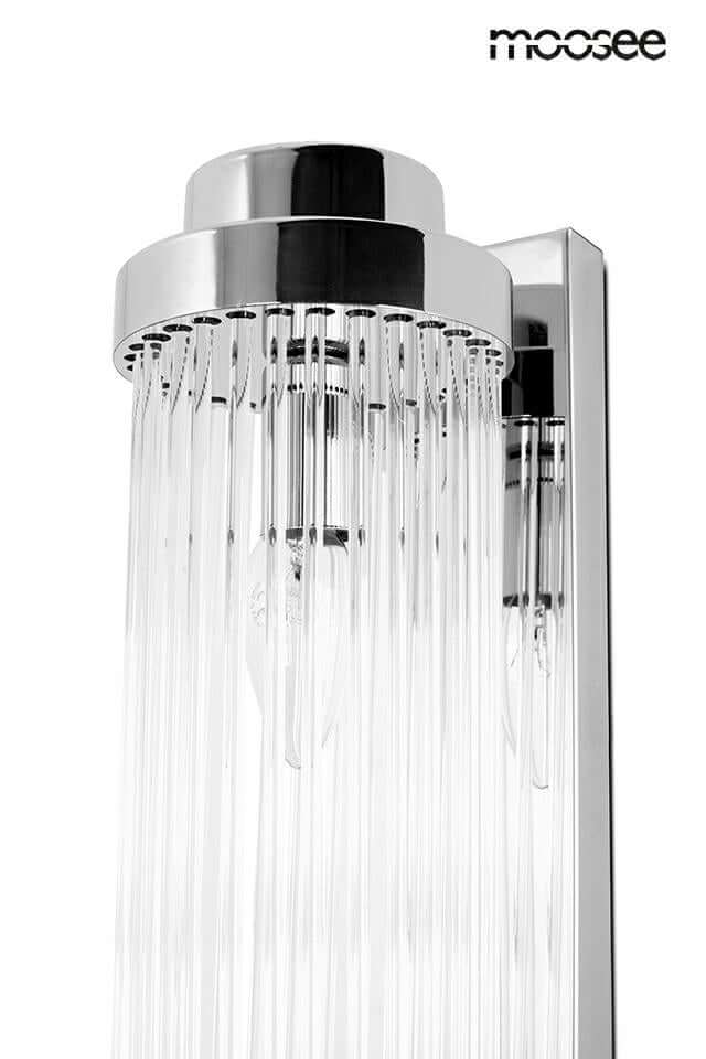 lampă de perete Column 60 argintiuMobCenter