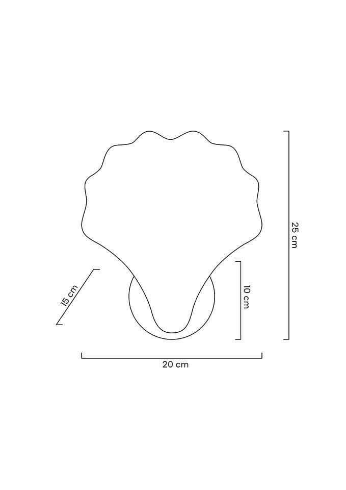 lampă de perete Concha aurMobCenter