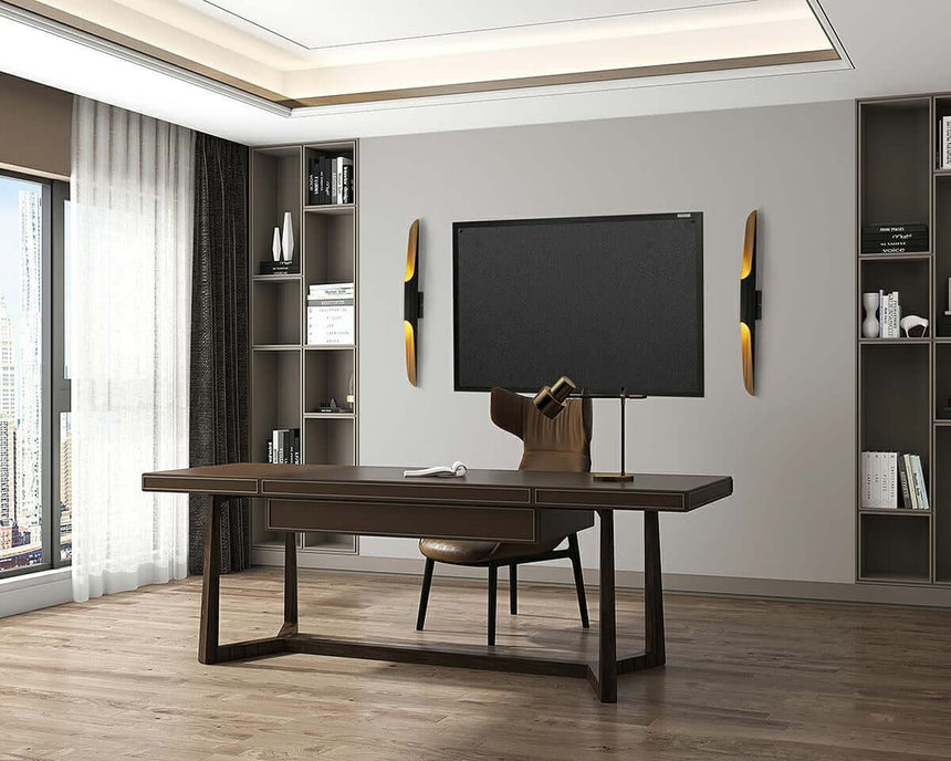 lampă de perete Conteo Wall negru / auriuMobCenter