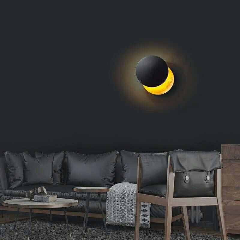 lampă de perete Eclise aur / negruMobCenter