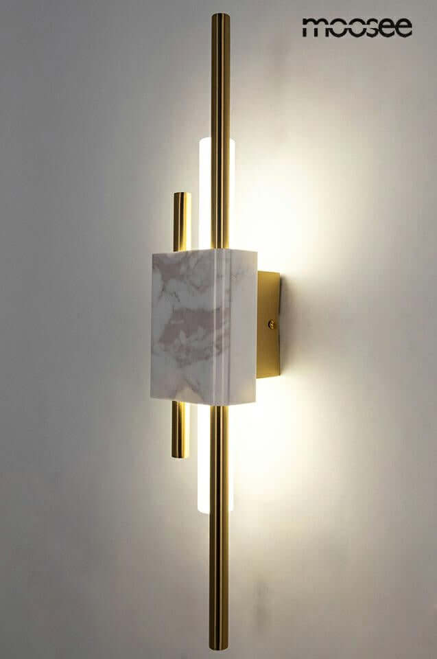 lampă de perete Evans alb / auriuMobCenter