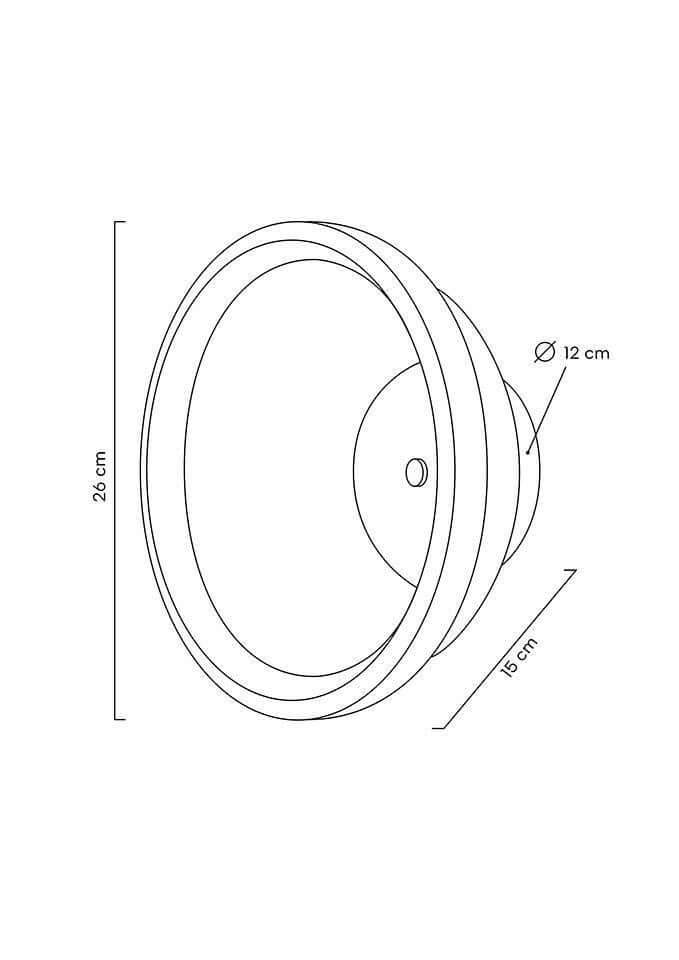lampă de perete Faro cupruMobCenter