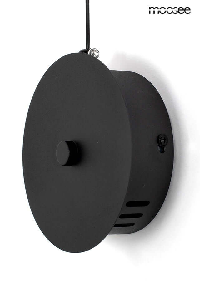 lampă de perete Flat negruMobCenter