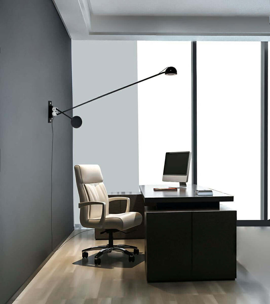 lampă de perete Gear negruMobCenter