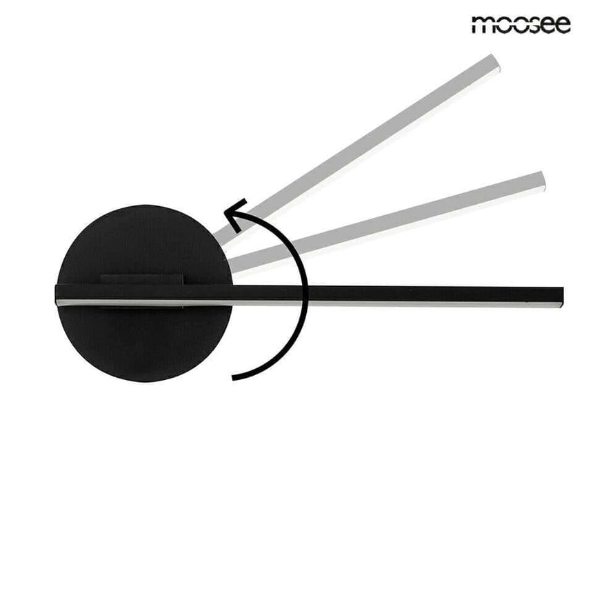 lampă de perete Horizon negruMobCenter