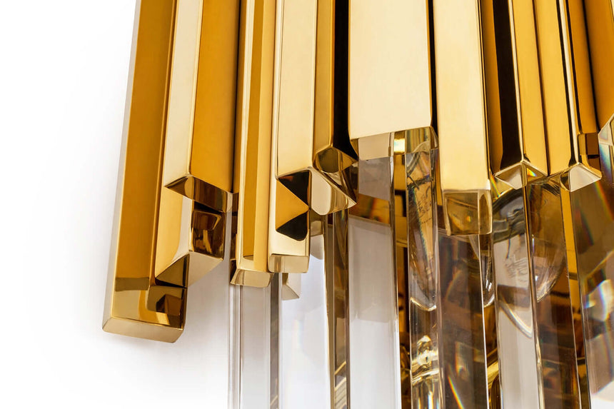 lampă de perete Imperial Wall Gold - oțel, cristalMobCenter