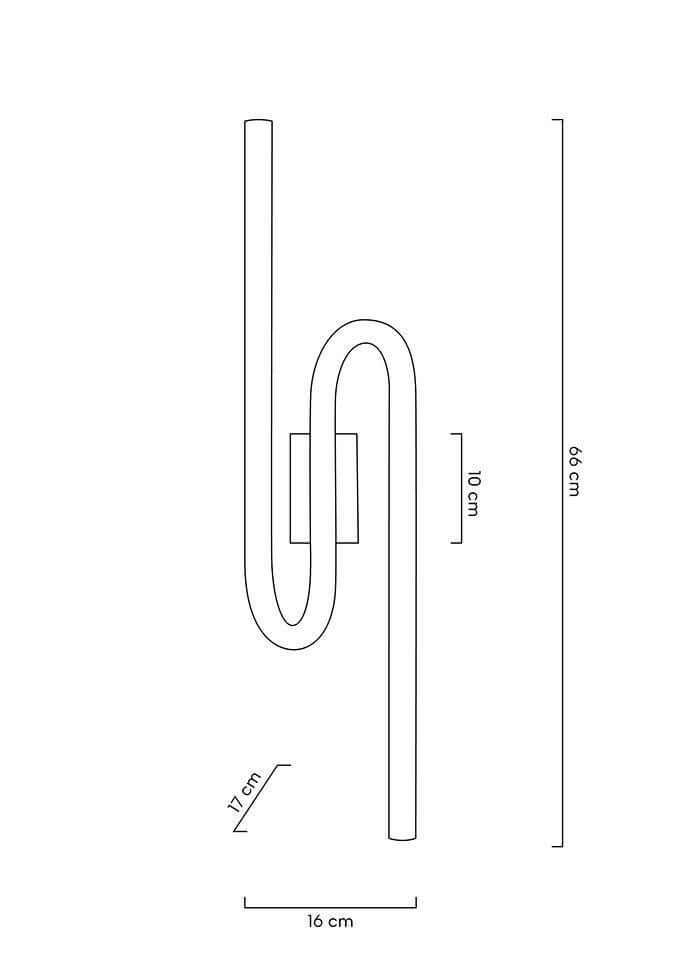 lampă de perete Macaroon aurMobCenter