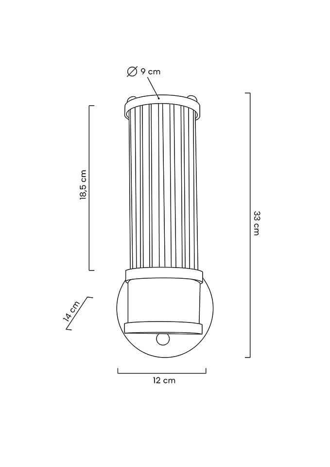 lampă de perete Pilar aurMobCenter