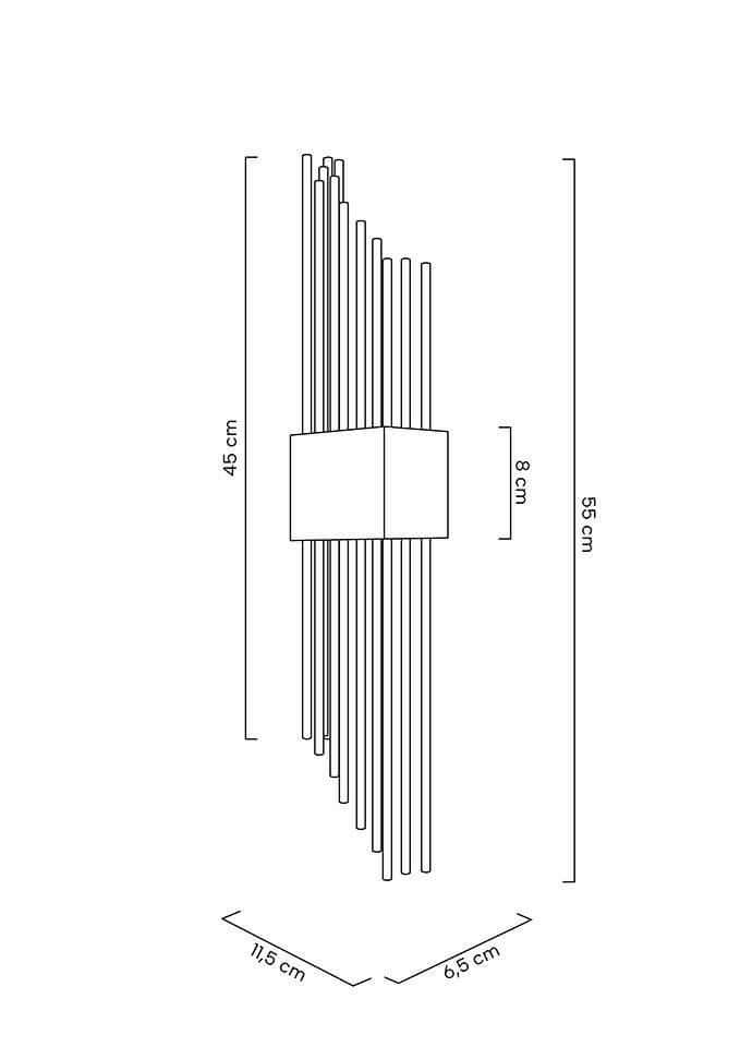 lampă de perete Slant aurMobCenter