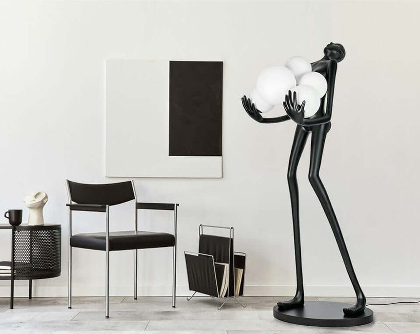 lampă de podea Human Premium - fibră de sticlă, sticlăMobCenter