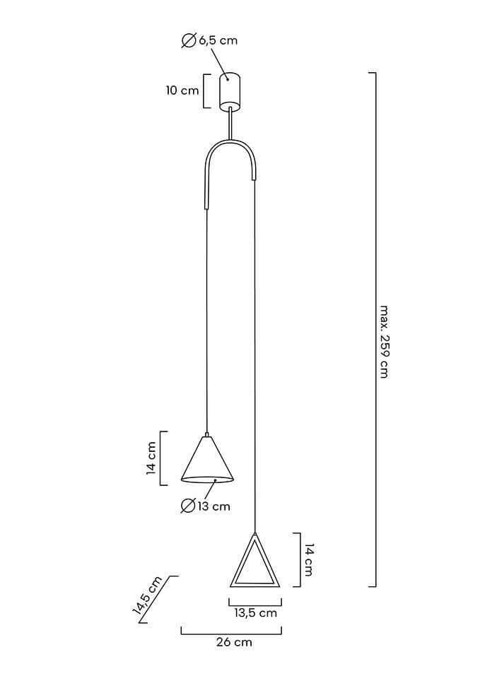 lampă suspendată Acustica aurMobCenter