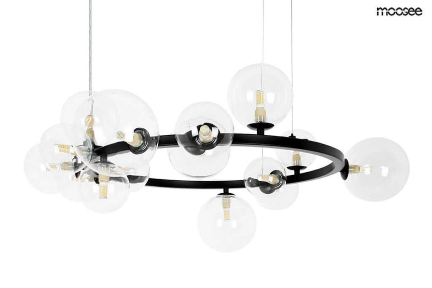 lampă suspendată Alure 85 negruMobCenter