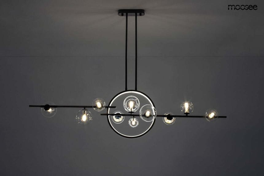 lampă suspendată Alure Line Twin 120 negruMobCenter