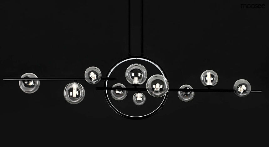 lampă suspendată Alure Line Twin 120 negruMobCenter