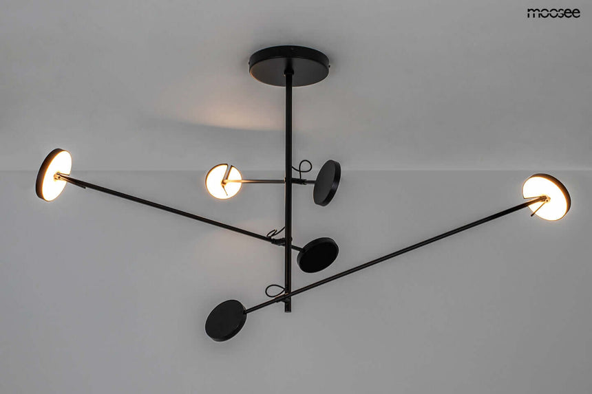 lampă suspendată Bobbie 3 negruMobCenter