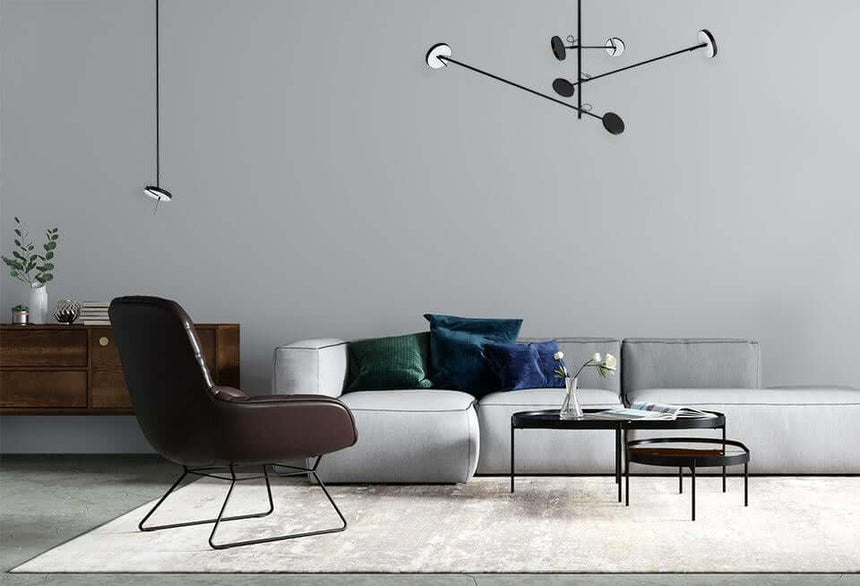 lampă suspendată Bobbie 3 negruMobCenter