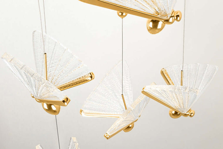 lampă suspendată Butterfly Disc 5 aurMobCenter