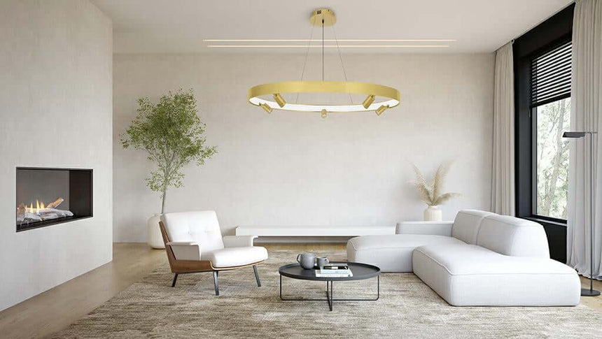 lampă suspendată Circle Spot 98 Gold aurMobCenter