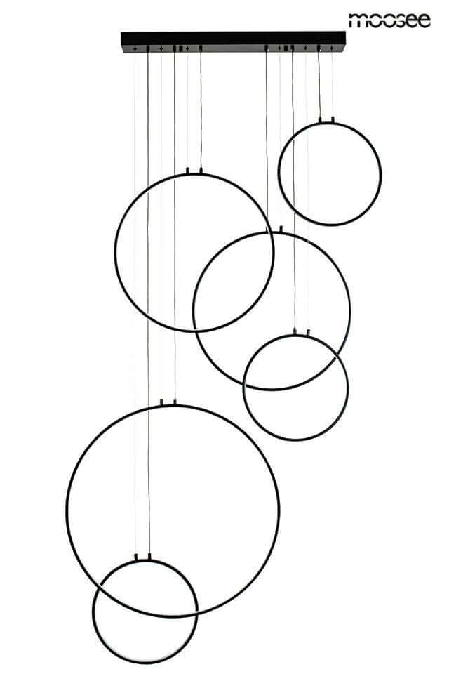 lampă suspendată Circulo Six negruMobCenter