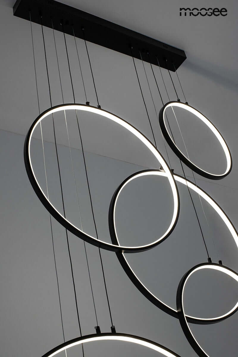 lampă suspendată Circulo Six negruMobCenter