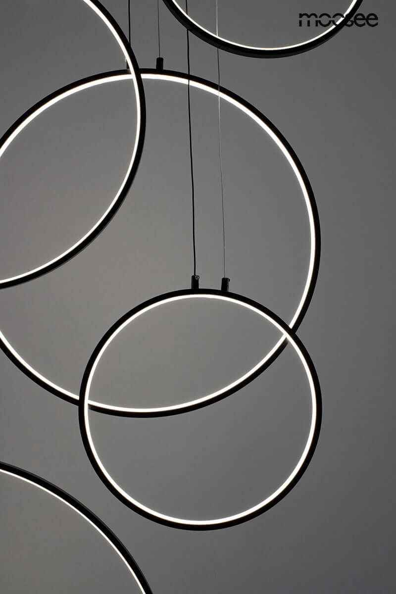 lampă suspendată Circulo Six negruMobCenter