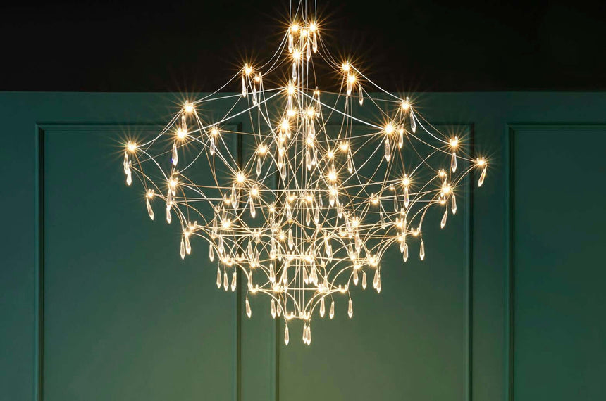 lampă suspendată Constellation 77 Gold - Led, oțel periatMobCenter