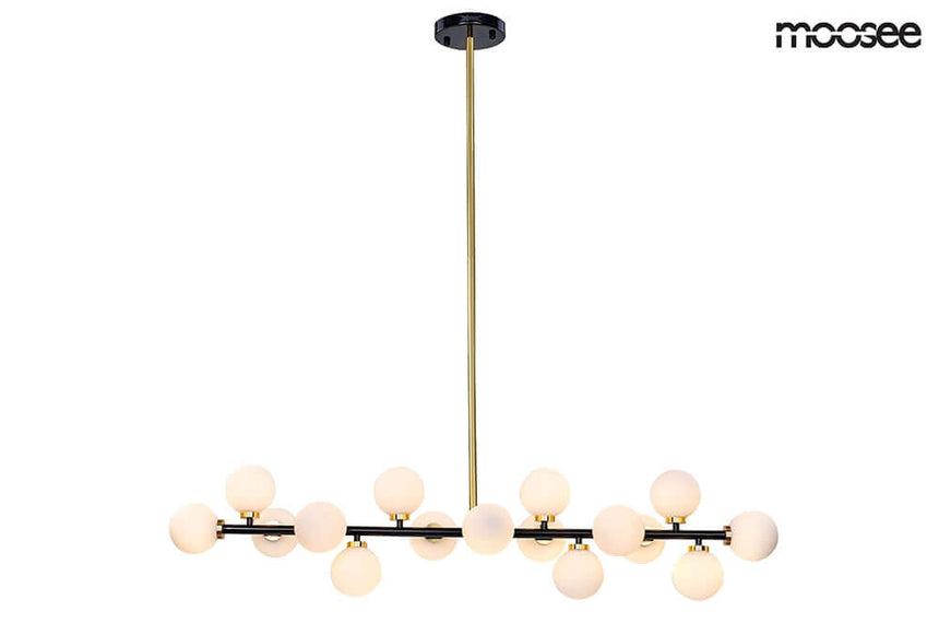 lampă suspendată Cosmo Level M - negru, auriuMobCenter