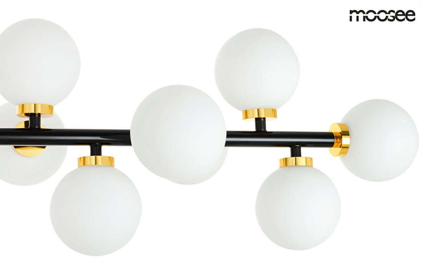 lampă suspendată Cosmo Level M - negru, auriuMobCenter