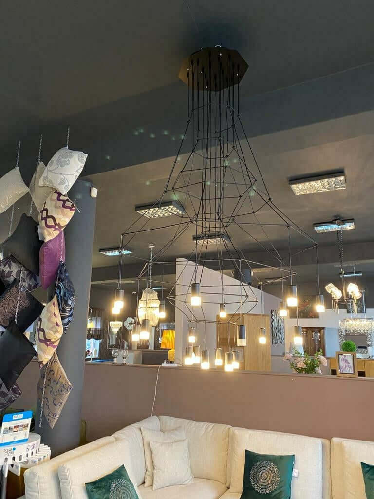 lampă suspendată Flusso 20 negruMobCenter