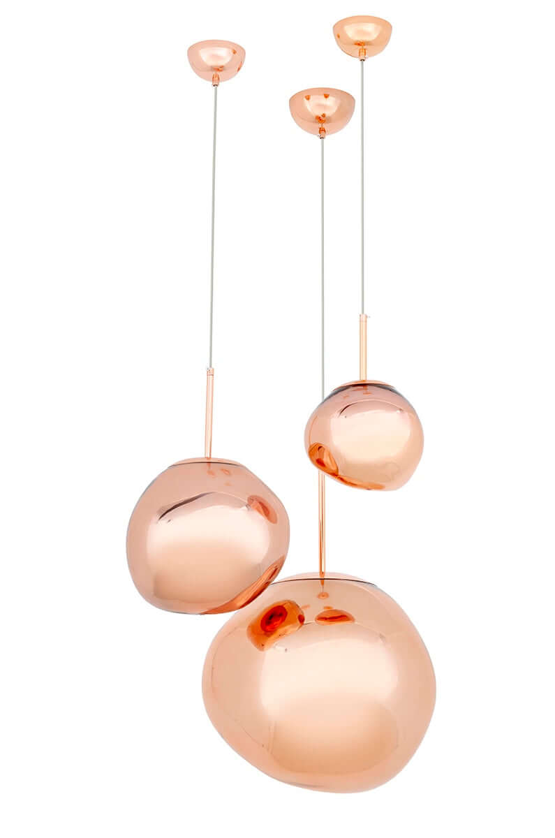 lampă suspendată Fusion 40 cupru - acrilicMobCenter