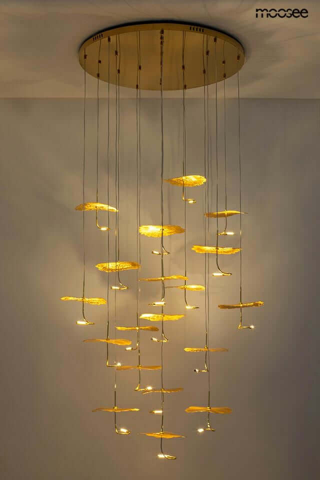 lampă suspendată Leafs Disc aurMobCenter