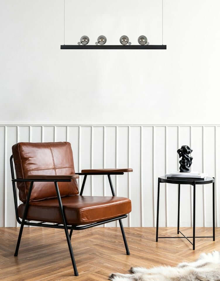 lampă suspendată Lineal negruMobCenter