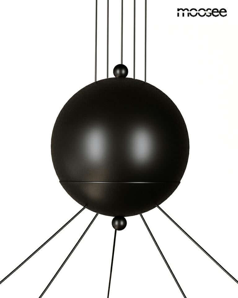 lampă suspendată Octo 5 negruMobCenter