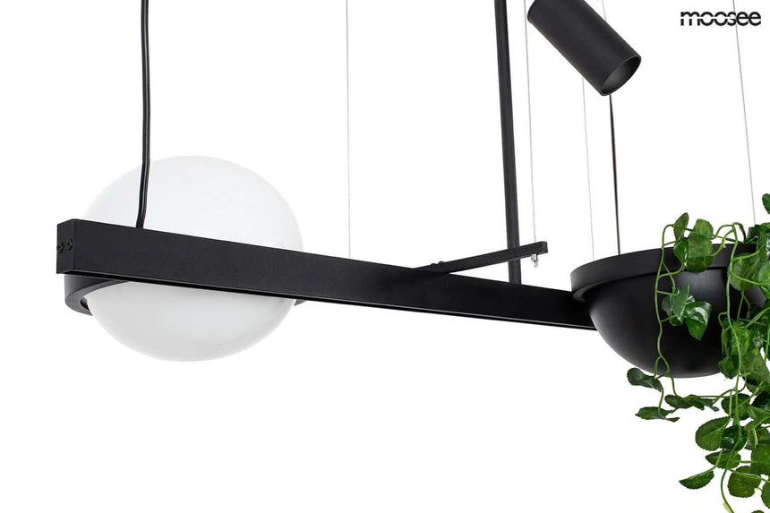 lampă suspendată Plant negruMobCenter