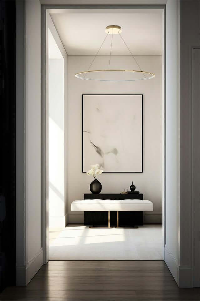 lampă suspendată Ring Slim 100 aurMobCenter