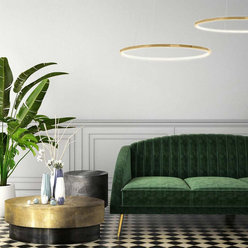 lampă suspendată Ring Slim 80 aurMobCenter