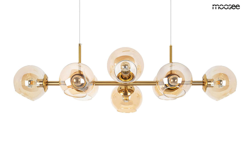 lampă suspendată Romeo Gold aur / chihlimbarMobCenter