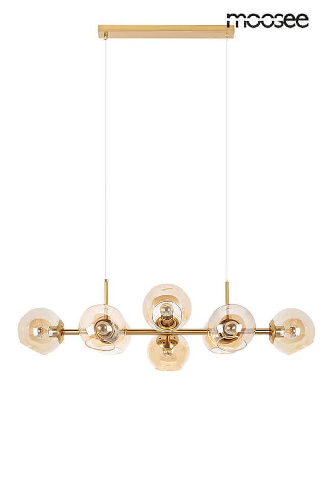 lampă suspendată Romeo Gold aur / chihlimbarMobCenter