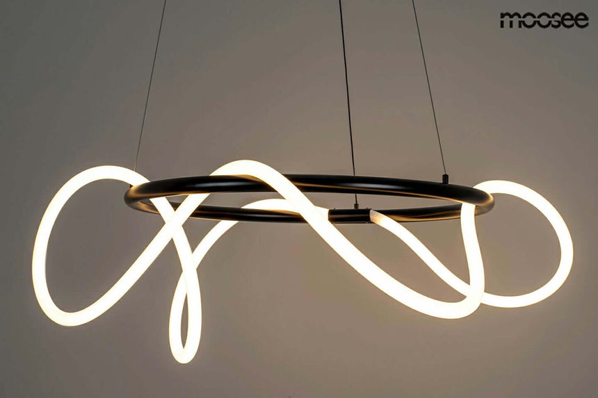 lampă suspendată Serpiente 60 negruMobCenter