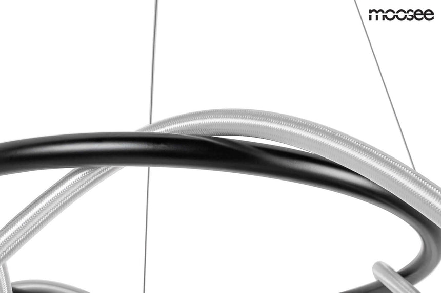 lampă suspendată Serpiente 60 negruMobCenter