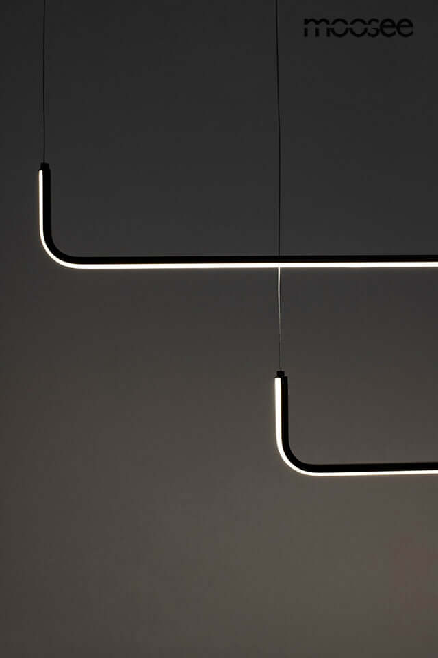 lampă suspendată Shape Duo 120 negruMobCenter