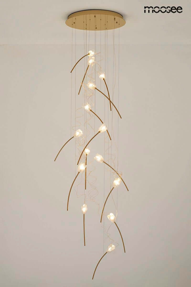 lampă suspendată Tulippe 14 Disc aurMobCenter