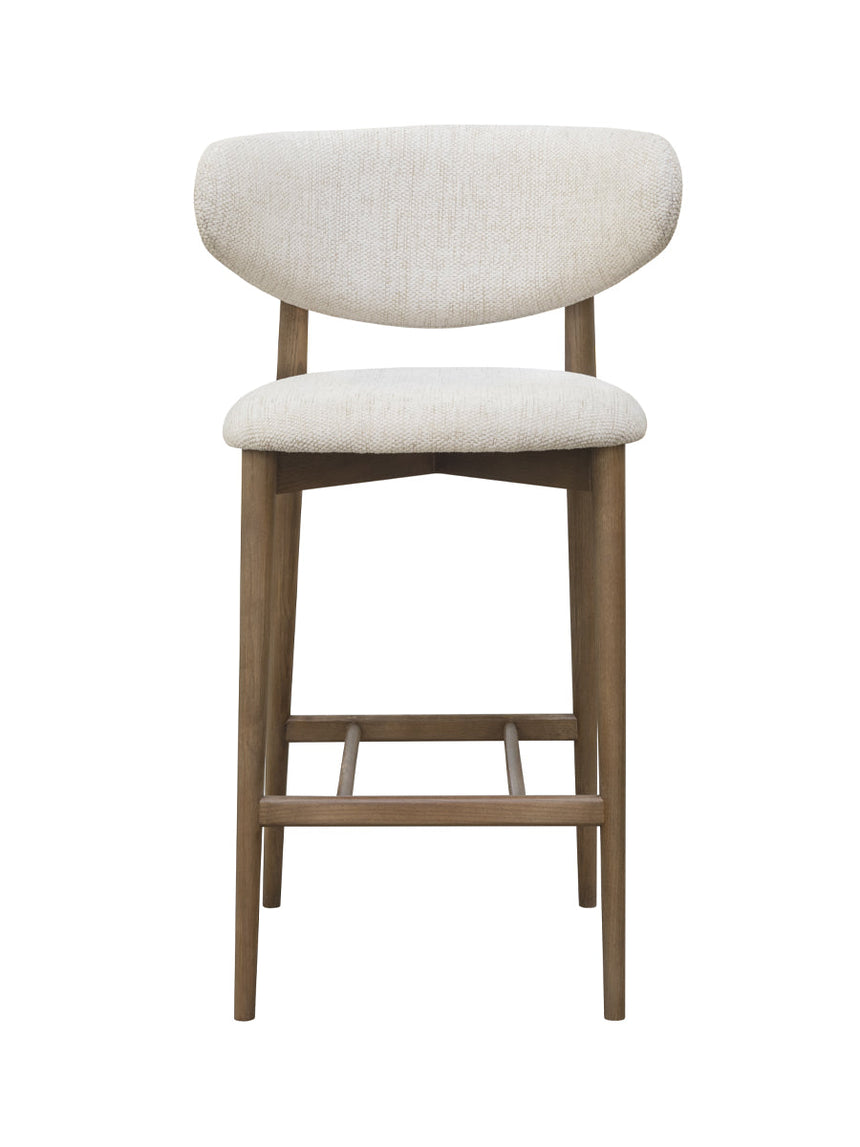 Scaun de bar Nara tapițat, înălțime 78/68 cm