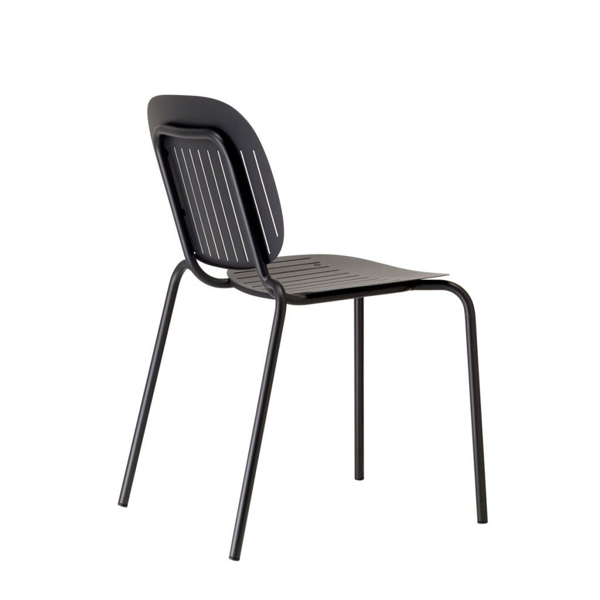 Scaun de terasa Si-Si Barcode - metal cu finisaj dungi
