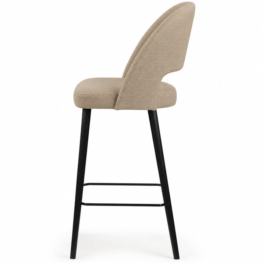 Scaun de bar Tara – 65/80 cm, cadru din fag