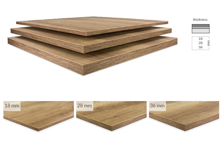 GastroLam – blat de masă laminat Stejar sonoma