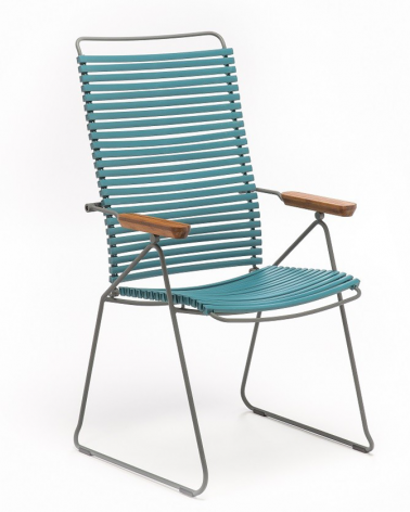 Scaune din metal si aluminiu HE Click II. scaun terasa pe diverse culori
