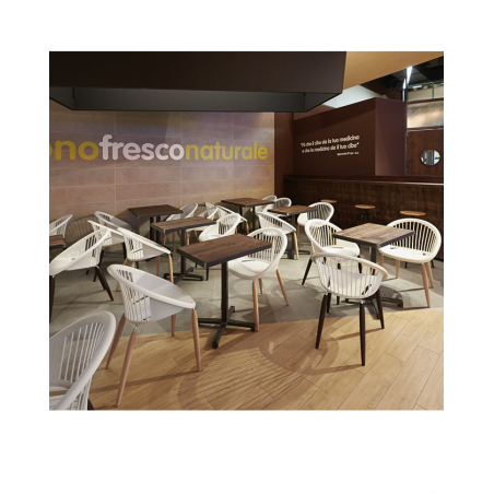 SC Cross erős éttermi modern asztalláb, asztalbázis, központiláb választható színben
